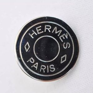 GUC Hermès Clou de Selle Silver Earrings